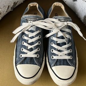 Denim Converse Low Tops